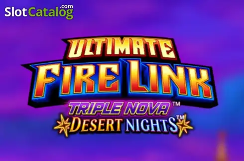 Ultimate Fire Link Triple Nova Desert Nights Λογότυπο Ultimate Fire Link Triple Nova Desert Nights Λογότυπο