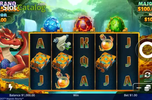 Οθόνη2. Bigger The Loot Majestic Bounty Κουλοχέρης 