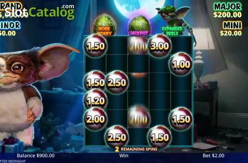 Οθόνη3. Gremlins After Midnight Κουλοχέρης 