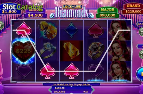 Οθόνη4. Lock It Link Diamonds Κουλοχέρης