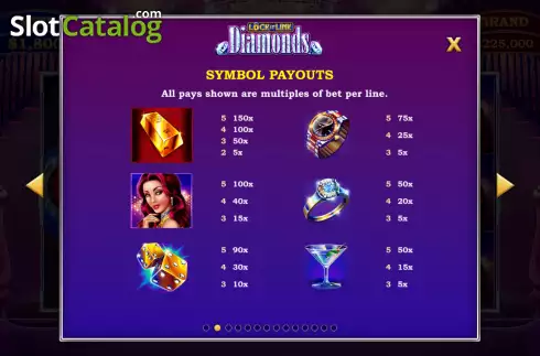 Οθόνη6. Lock It Link Diamonds Κουλοχέρης