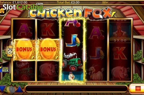Οθόνη3. Chicken Fox Κουλοχέρης
