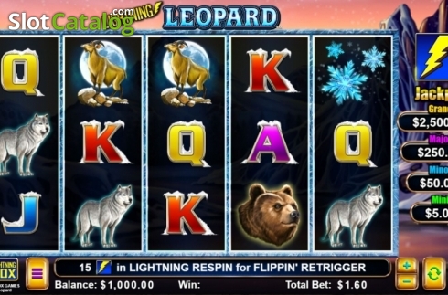 Οθόνη3. Lightning Leopard Κουλοχέρης