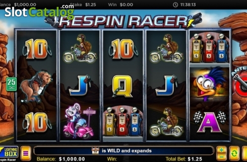 Οθόνη2. Respin Racer Κουλοχέρης