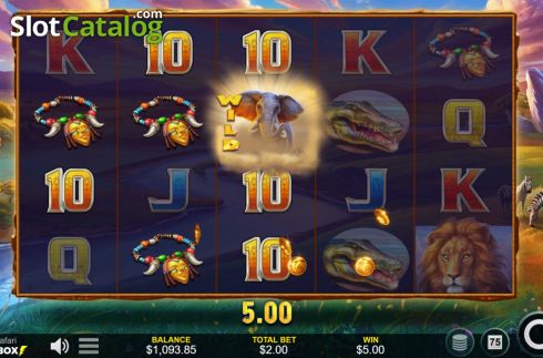 Οθόνη5. Kalahari Safari Κουλοχέρης 