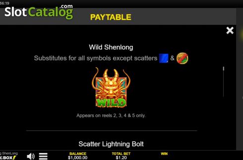 Οθόνη9. Lightning Shenlong Κουλοχέρης
