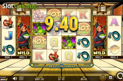 Οθόνη7. Wild Hot Wasabi Κουλοχέρης 