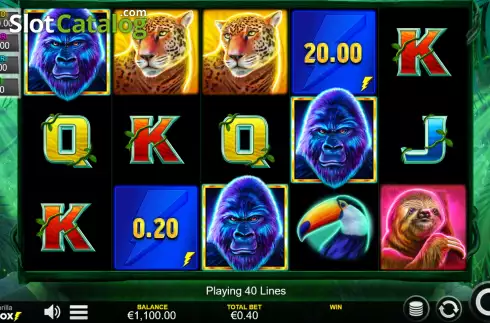 Οθόνη2. Lightning Gorilla Κουλοχέρης