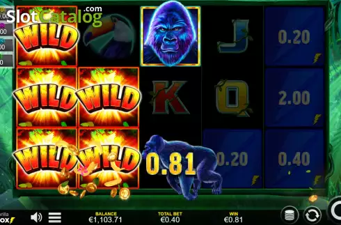 Οθόνη5. Lightning Gorilla Κουλοχέρης