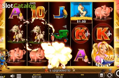 Οθόνη3. Chicken Fox Jr Κουλοχέρης