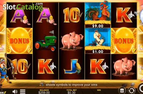 Οθόνη7. Chicken Fox Jr Κουλοχέρης