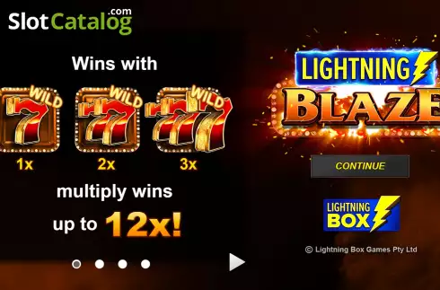 Οθόνη2. Lightning Blaze Κουλοχέρης