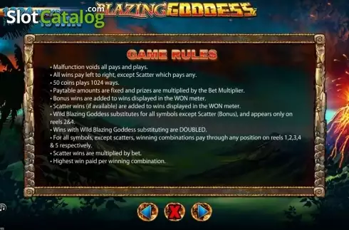 Στοιχεία Περιγραφή. Blazing Goddess Κουλοχέρης