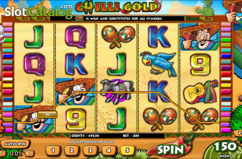 Οθόνη3. Chilli Gold Κουλοχέρης