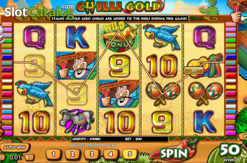 Οθόνη7. Chilli Gold Κουλοχέρης