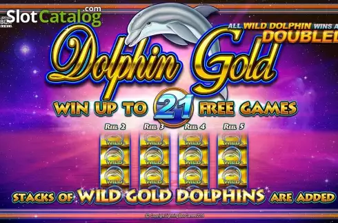 Εισαγωγή οθόνης. Dolphin Gold Κουλοχέρης 