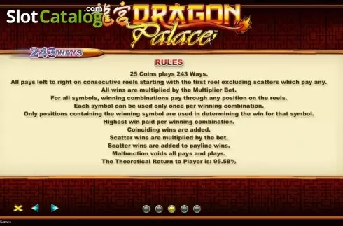 Οθόνη5. Dragon Palace (Lightning Box) Κουλοχέρης