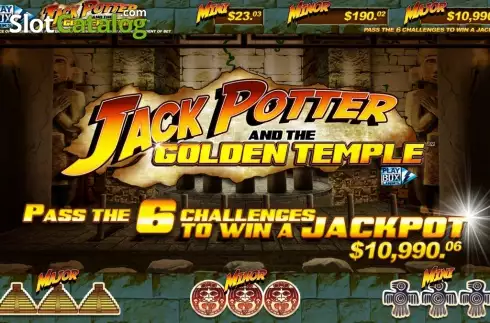 Οθόνη2. Jack Potter and the Golden Temple Κουλοχέρης 