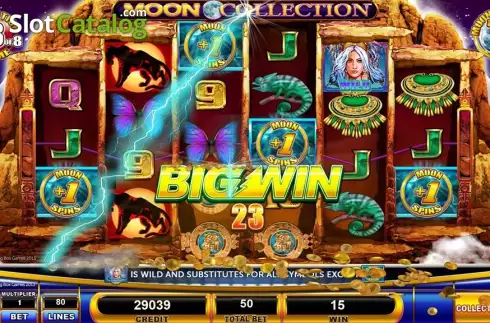 Οθόνη7. Moon Temple Κουλοχέρης