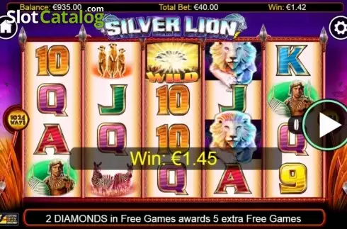 Άνοιγμα οθόνης αγώνα. Silver Lion Κουλοχέρης