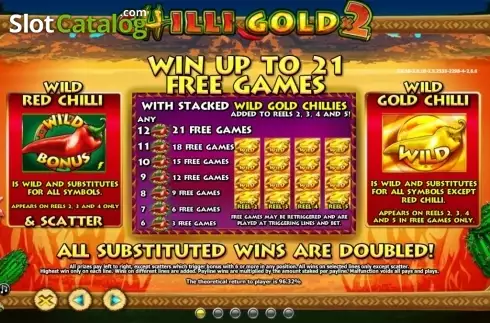 Οθόνη3. Stellar Jackpots with Chilli Gold x2 Κουλοχέρης 