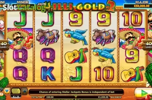 Οθόνη9. Stellar Jackpots with Chilli Gold x2 Κουλοχέρης 