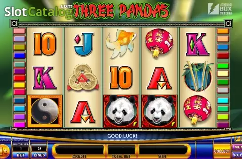 Οθόνη3. Three Pandas Κουλοχέρης 