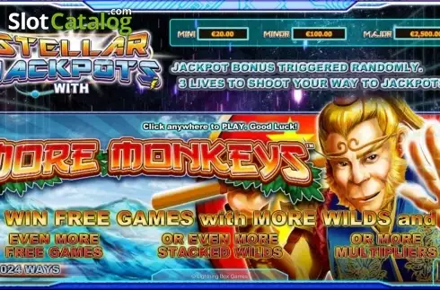 Οθόνη2. More Monkeys - Stellar Jackpot Κουλοχέρης 