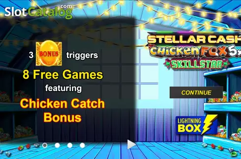 Οθόνη2. Stellar Cash Chicken Fox 5x Skillstar Κουλοχέρης