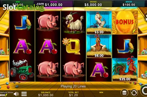 Οθόνη3. Stellar Cash Chicken Fox 5x Skillstar Κουλοχέρης