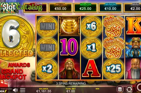 Οθόνη7. Money Link The Great Immortals Κουλοχέρης