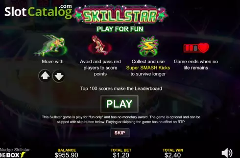 Οθόνη7. Smash Nudge Skillstar Κουλοχέρης