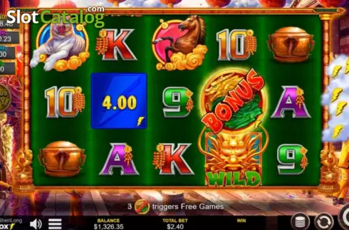 Οθόνη2. Thundering Shenlong Κουλοχέρης