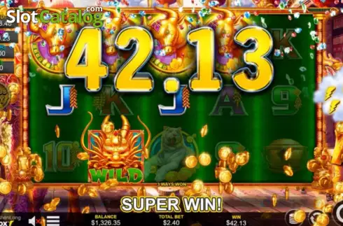 Οθόνη3. Thundering Shenlong Κουλοχέρης