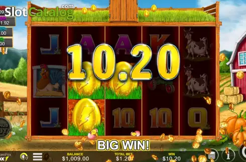 Οθόνη3. Egglink Chicken Fox Κουλοχέρης