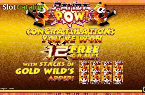 Οθόνη 4. Panda Pow Κουλοχέρης 