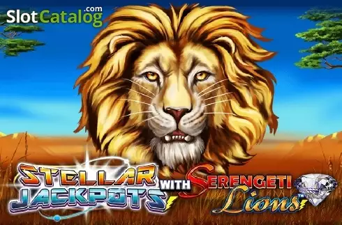 Stellar Jackpots with Serengeti Lions Λογότυπο Stellar Jackpots with Serengeti Lions Λογότυπο
