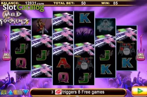 Win screen. Mild Rockers Κουλοχέρης