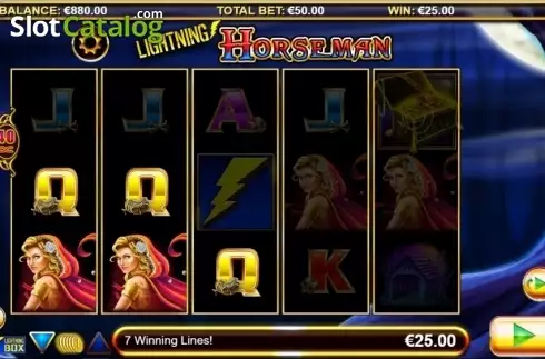 Οθόνη6. Lightning Horseman Κουλοχέρης