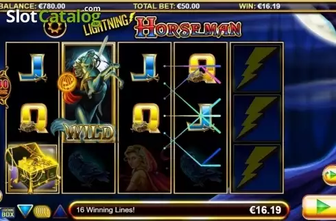 Οθόνη7. Lightning Horseman Κουλοχέρης