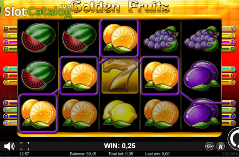 Οθόνη3. Golden Fruits (Lionline) Κουλοχέρης 