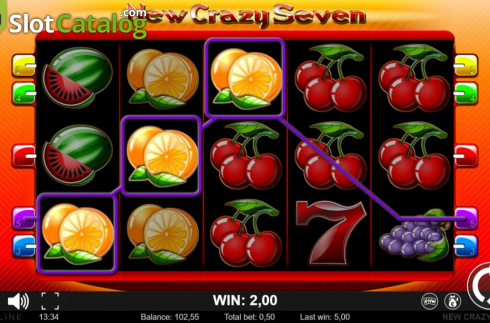 Οθόνη4. New Crazy Seven Κουλοχέρης