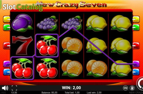 Οθόνη5. New Crazy Seven Κουλοχέρης