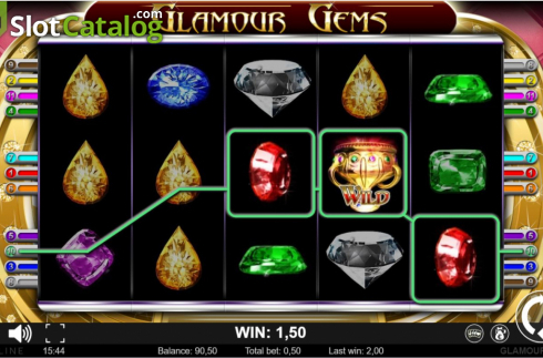 Οθόνη6. Glamour Gems Κουλοχέρης 
