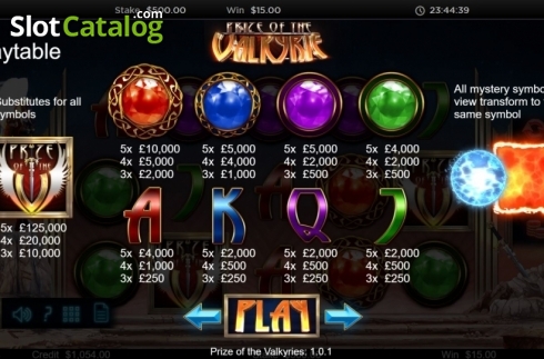 Οθόνη5. Prize of the Valkyrie Κουλοχέρης 