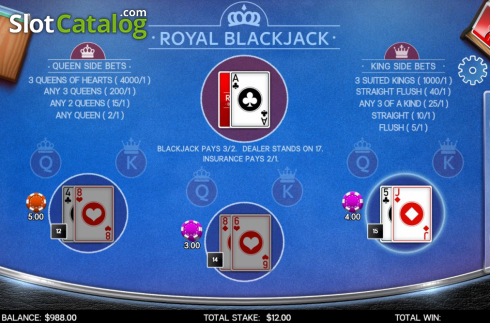 Οθόνη4. Royal Blackjack Κουλοχέρης