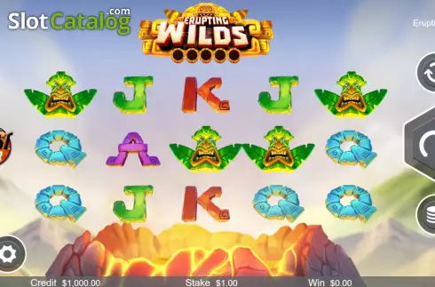 Οθόνη3. Erupting Wilds Κουλοχέρης