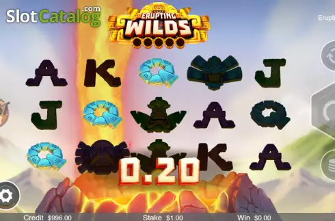 Οθόνη4. Erupting Wilds Κουλοχέρης