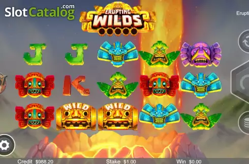 Οθόνη5. Erupting Wilds Κουλοχέρης