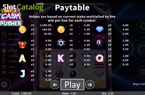 Οθόνη9. Mega Cash Pusher Κουλοχέρης